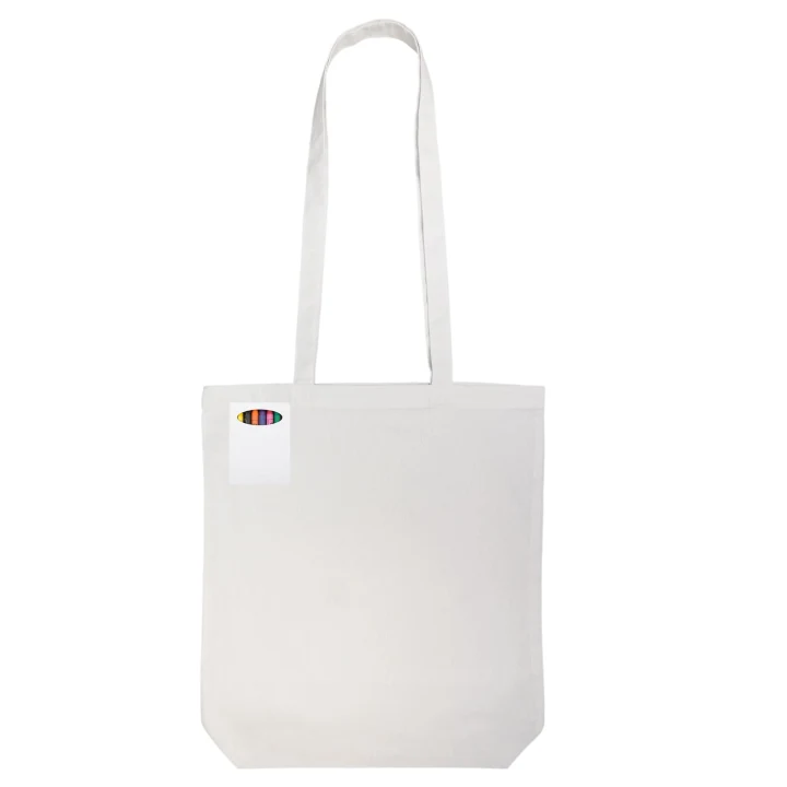 Colouring Long Handle Cotton Bag & Crayons - image 8