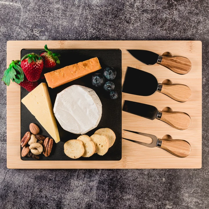 Mosaic Bamboo Slate Cheese Board - image 5