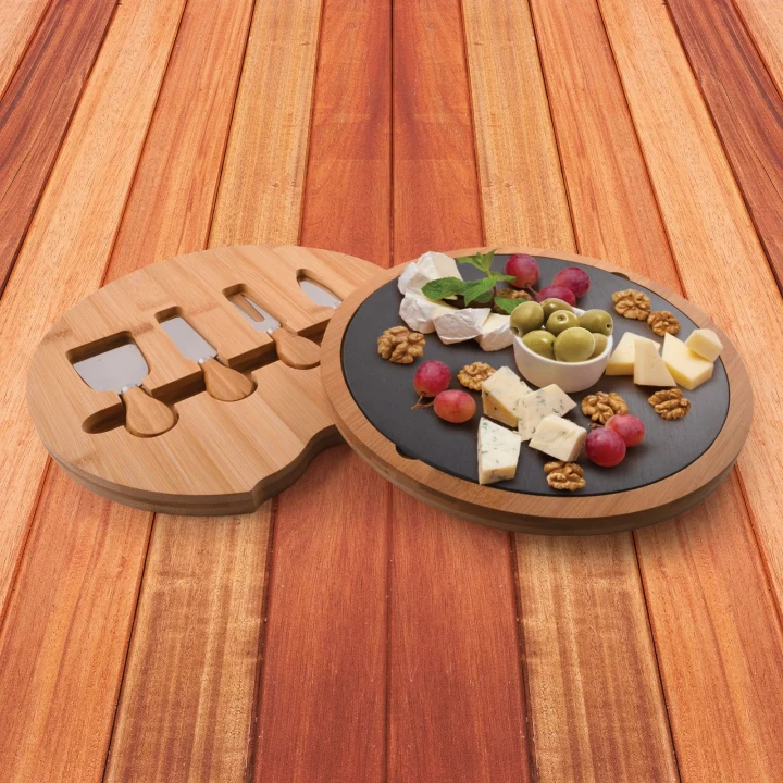 Gala Bamboo Slate Cheese Board - image 1