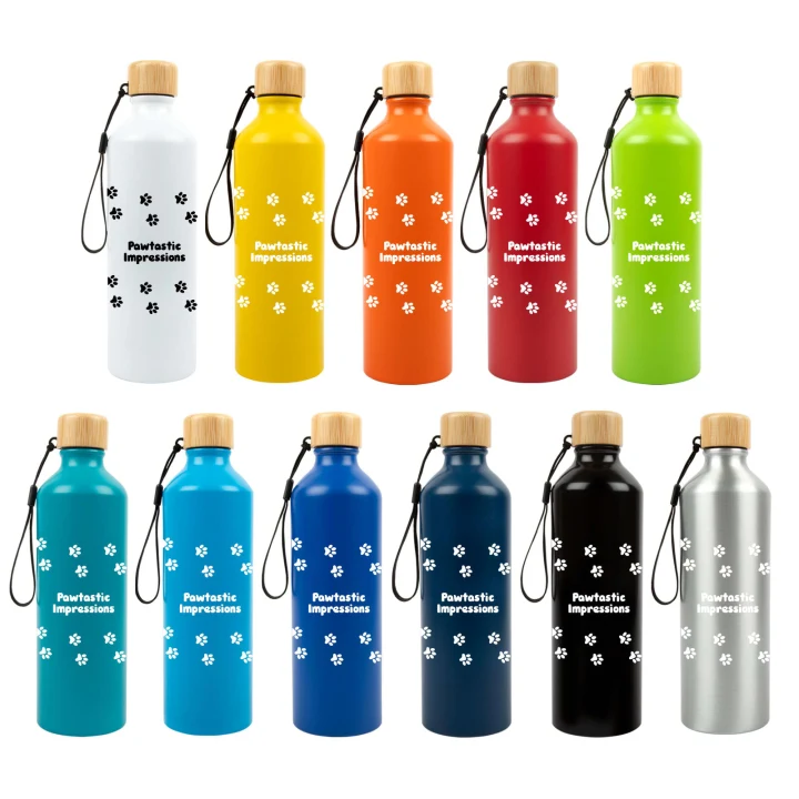 Gelato Aluminium Bottle with Bamboo Lid - image 1