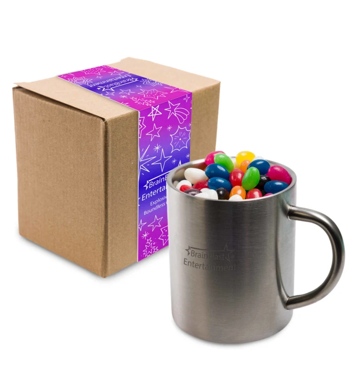 Assorted Colour Mini Jelly Beans in Java Mug - image 1