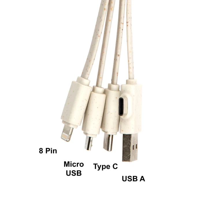 Sprite Round Bamboo Charging Cable - image 4