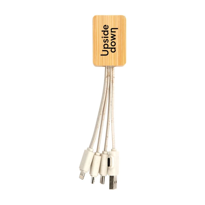 Sprite Square Bamboo Charging Cable - image 5