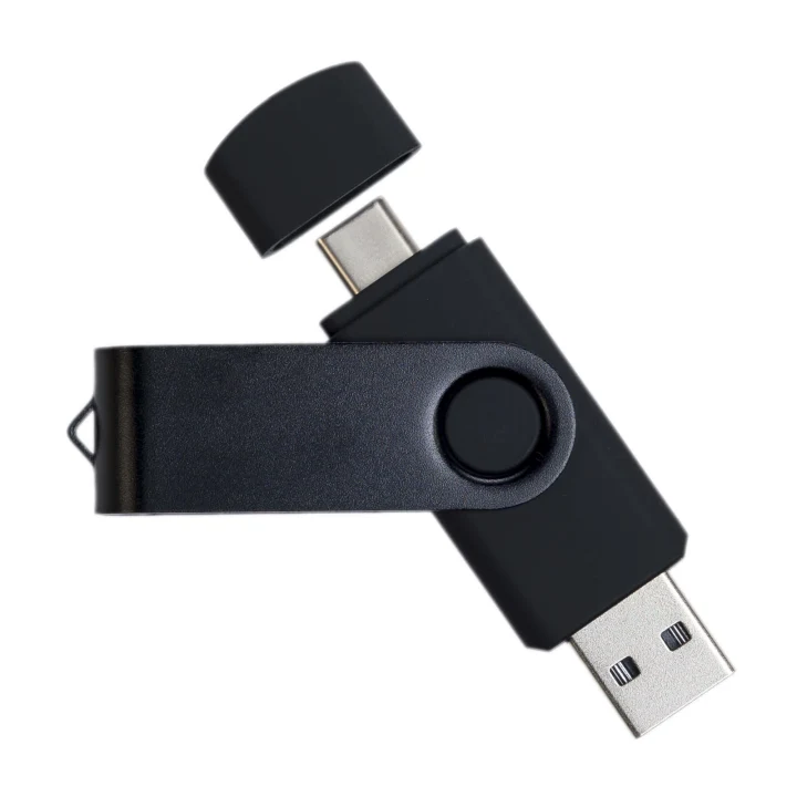 Swivel USB Flash Drive Dual 8GB - image 9