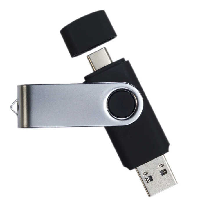 Swivel USB Flash Drive Dual 8GB - image 8