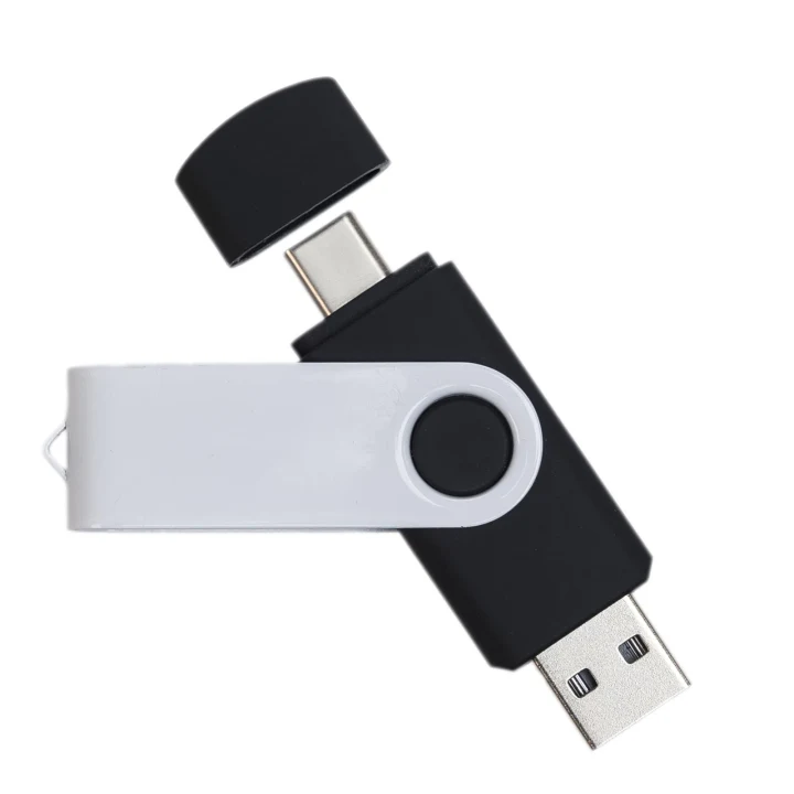 Swivel USB Flash Drive Dual 8GB - image 7