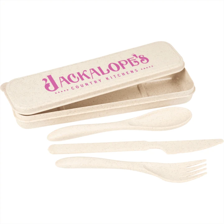 Bamboo Fibre Cutlery Set - image 6