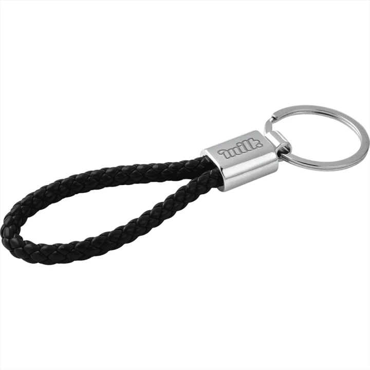 Vegan Leather Twist Key Ring - image 3