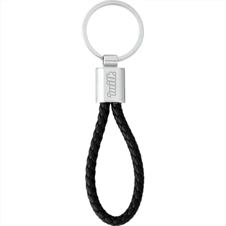 Vegan Leather Twist Key Ring - image 5