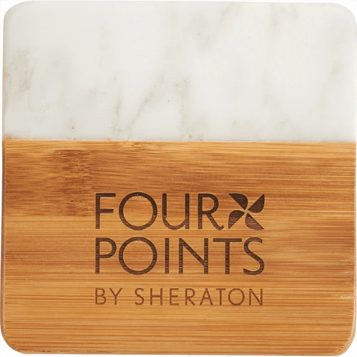 Marble & Bamboo Coaster - image 5