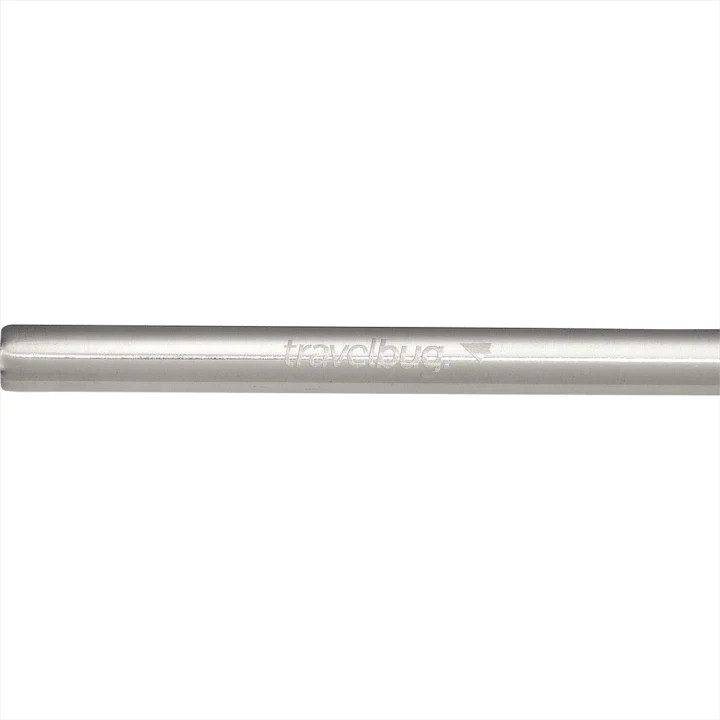 Reusable Stainless Steel Straw Set w/ Brush - image 2