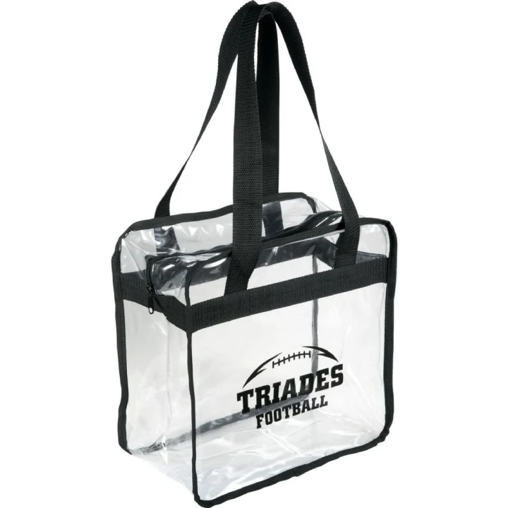 Game Day Clear Zippered Safety Tote 15L - image 5