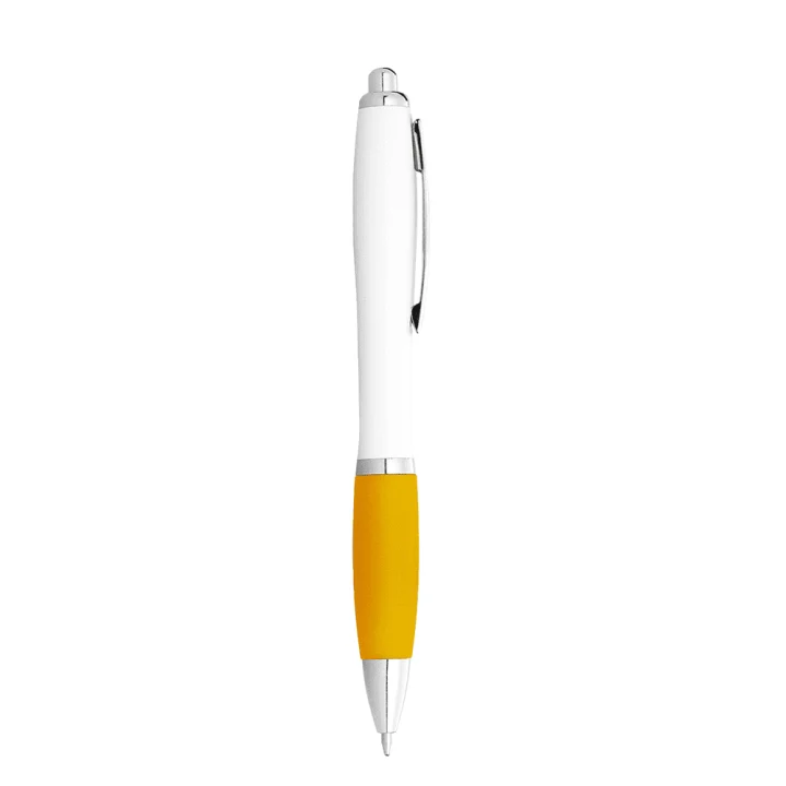 Nash Ballpoint Pen w/ White Barrel & Coloured Grip - image 17