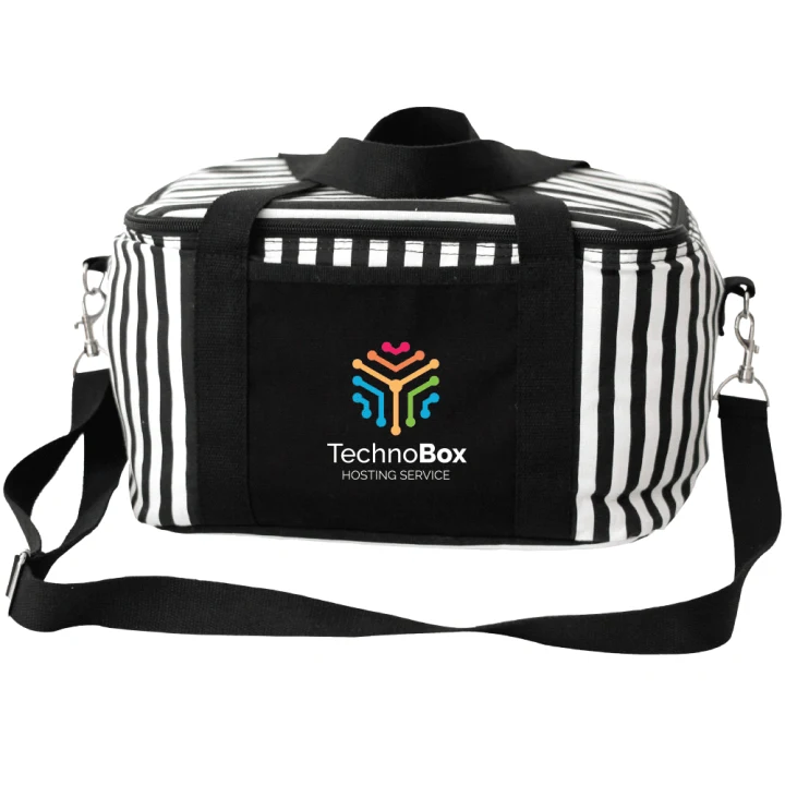 Striped Cotton Canvas Cooler 16L - image 6