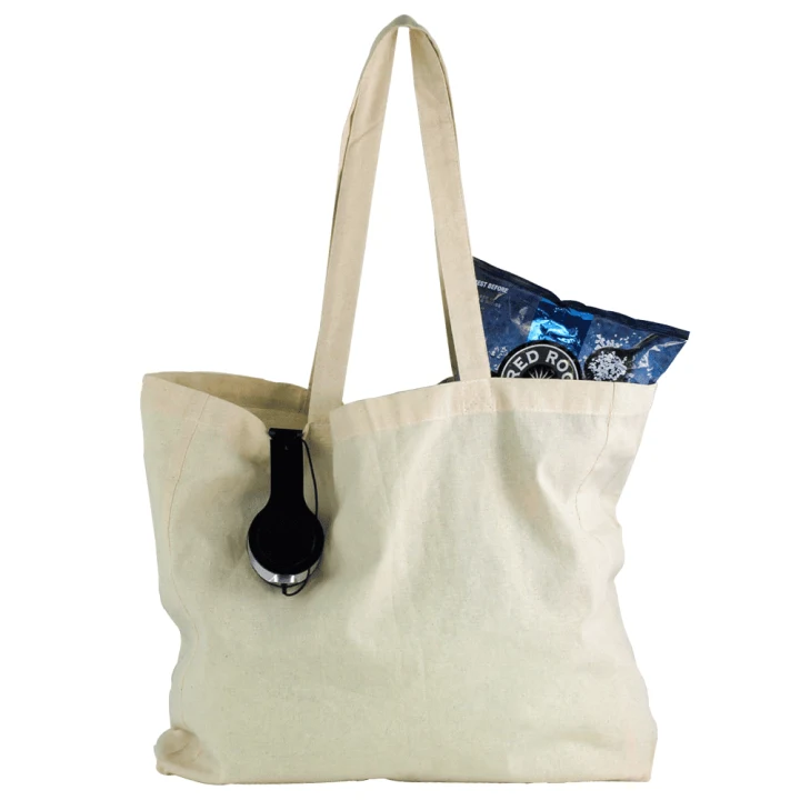 Natural Cotton Shopper Tote - image 1