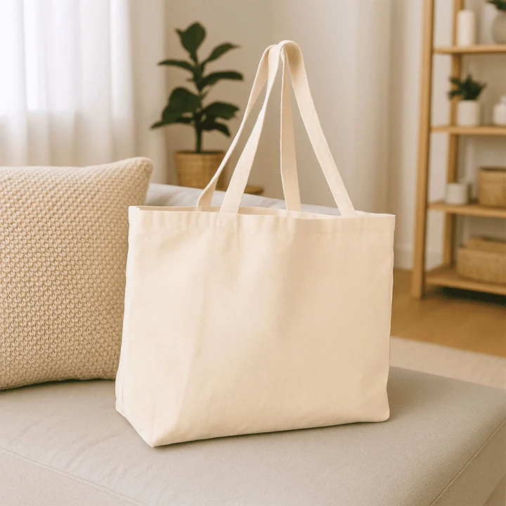 Essential Cotton Grocery Tote - image 2