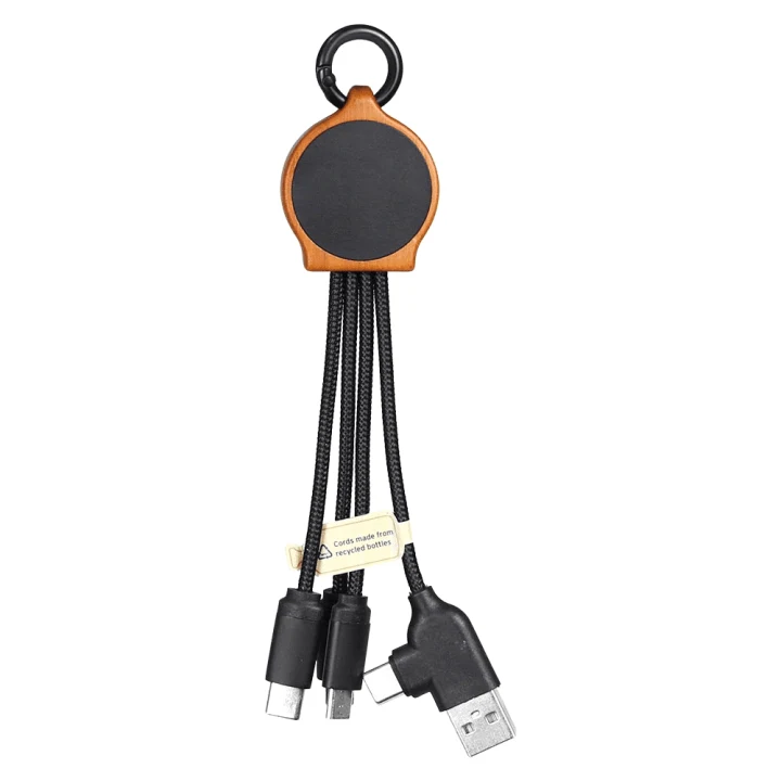 Bamboo Charging w/ RPET Cables - image 1