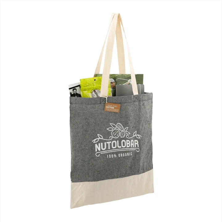 Split Recycled Cotton Twill Convention Tote - image 13
