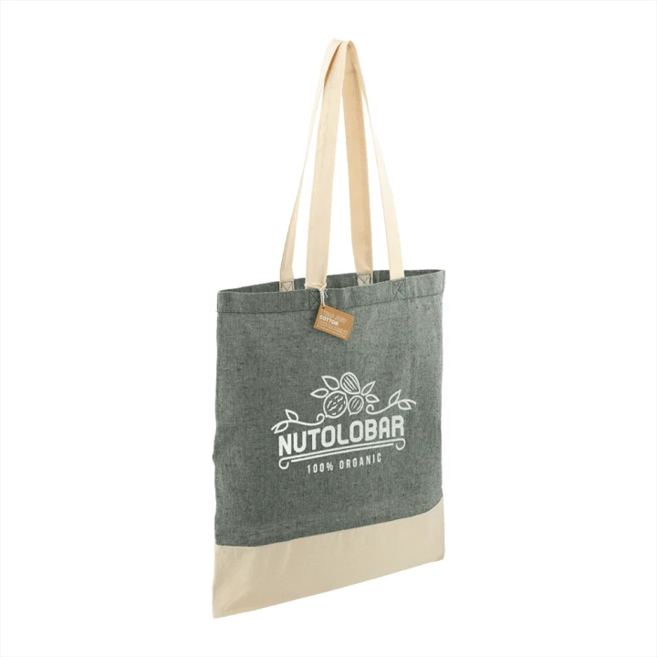 Split Recycled Cotton Twill Convention Tote - image 15