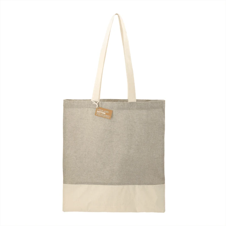 Split Recycled Cotton Twill Convention Tote - image 3