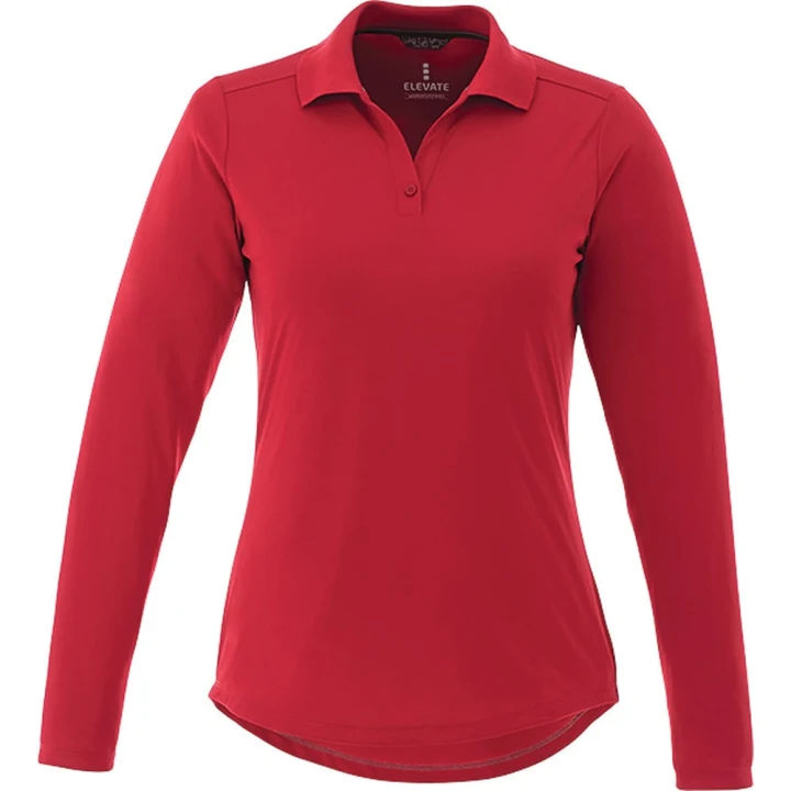 Mori Long Sleeve Polo - Womens - image 7