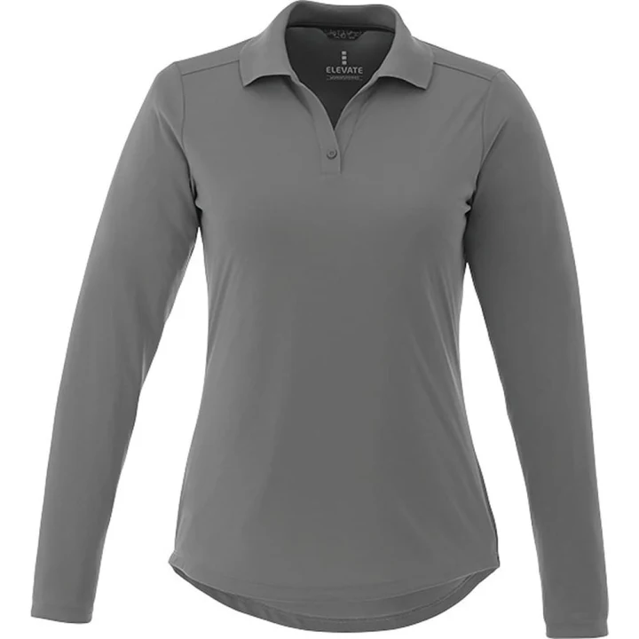Mori Long Sleeve Polo - Womens - image 11