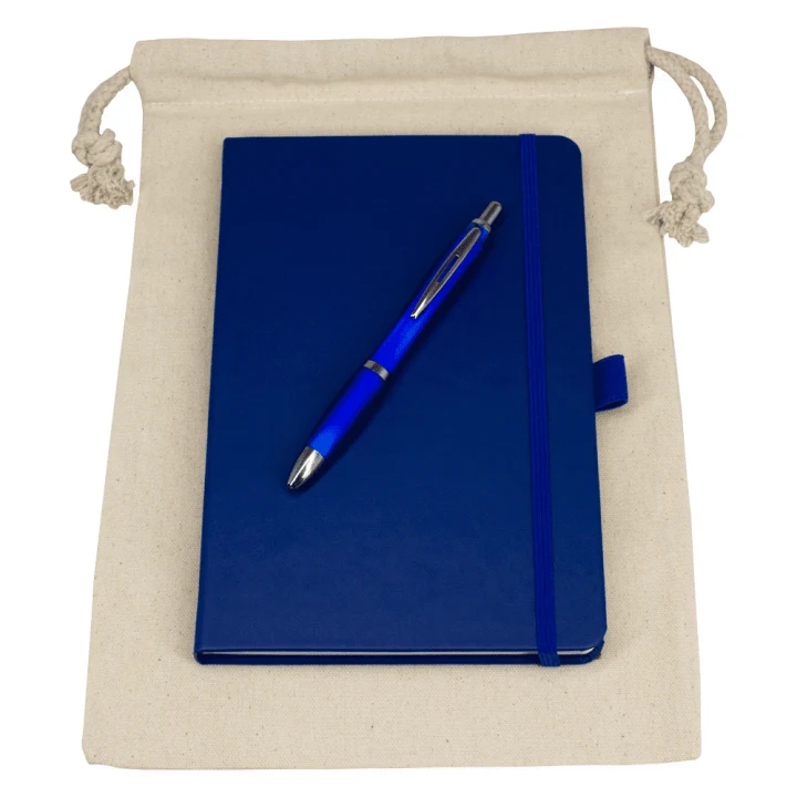 Gift Set - Drawstring Bag + JournalBook + Pen - image 2