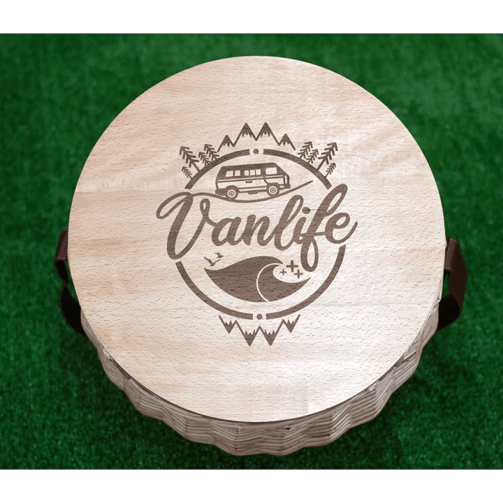 Portofino Trekk Wicker Cooler Basket 25L - image 2