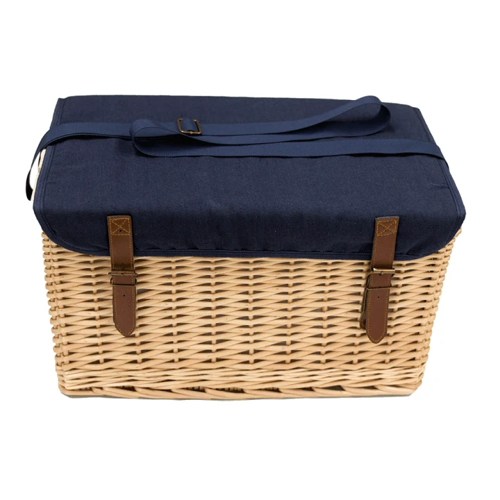 Trekk Wicker Basket w/ Picnic Table - image 1