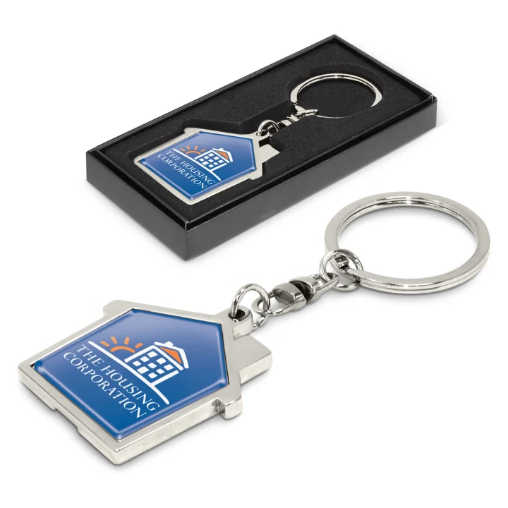 House Metal Key Ring - image 1