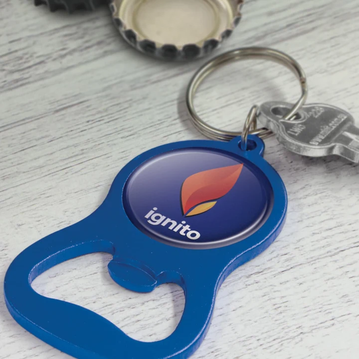 Chevron Bottle Opener Key Ring - image 7