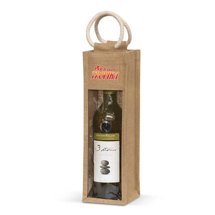 Serena Jute Wine Carrier - image 1