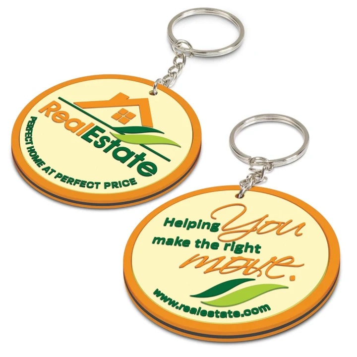 PVC Key Ring Small - Both Sides Moulded - image 1