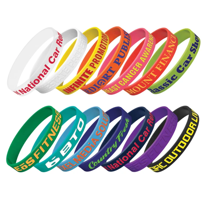 Silicone Wrist Band - Embossed - image 1