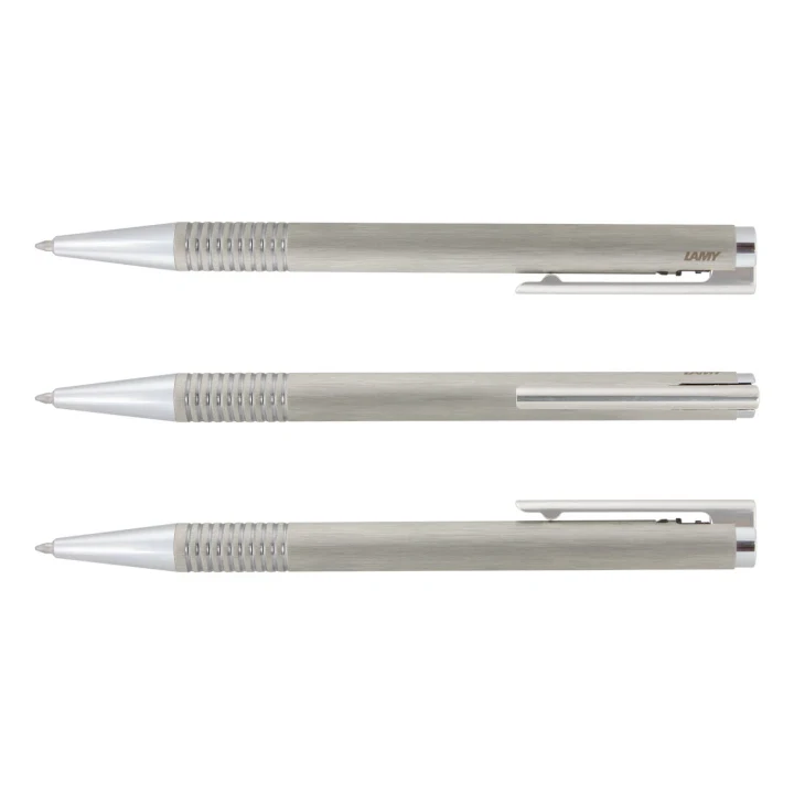 LAMY Logo Pen - Brushed Steel - image 2