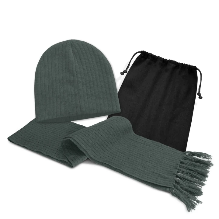 Nebraska Scarf and Beanie Set - image 2