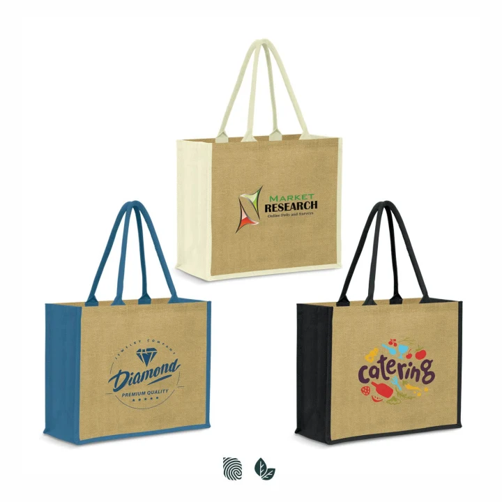 Modena Jute Tote Bag - image 1