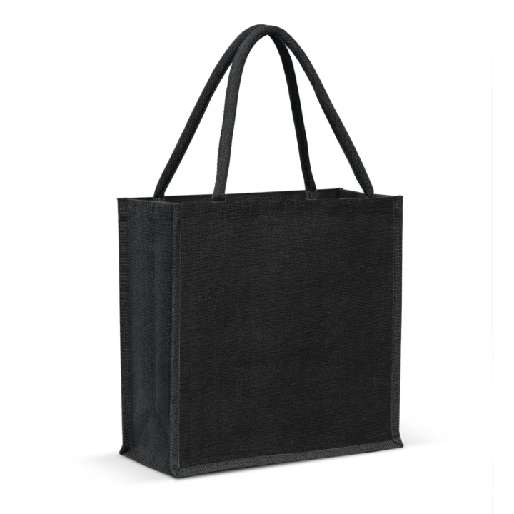 Monza Jute Tote Bag - Colour Match - image 6