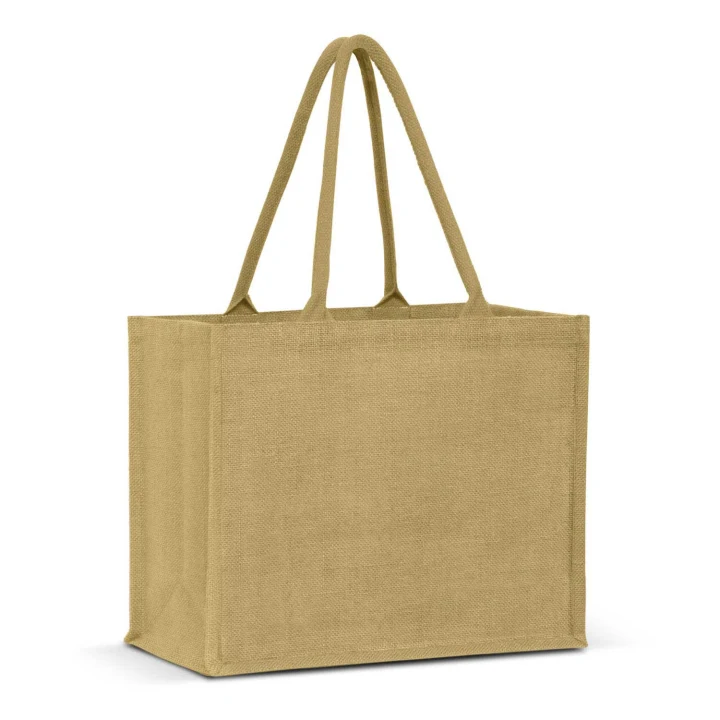 Torino Jute Tote Bag - Colour Match - image 3