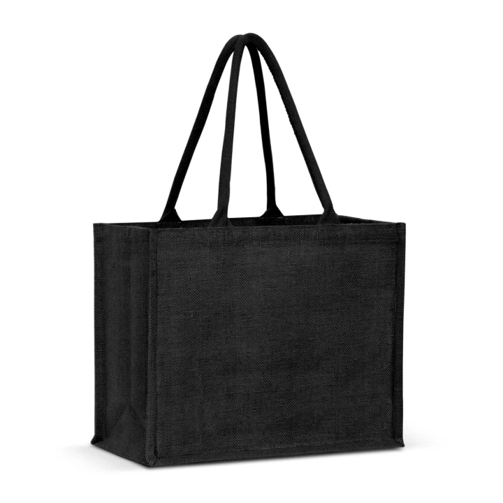 Torino Jute Tote Bag - Colour Match - image 5