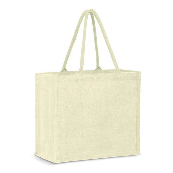Modena Jute Tote Bag - Colour Match - image 3