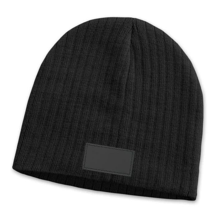 Nebraska Cable Knit Beanie with Patch - image 5