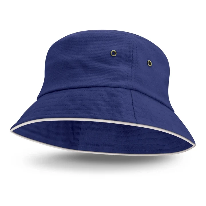 Bondi Bucket Hat - White Sandwich Trim - image 4