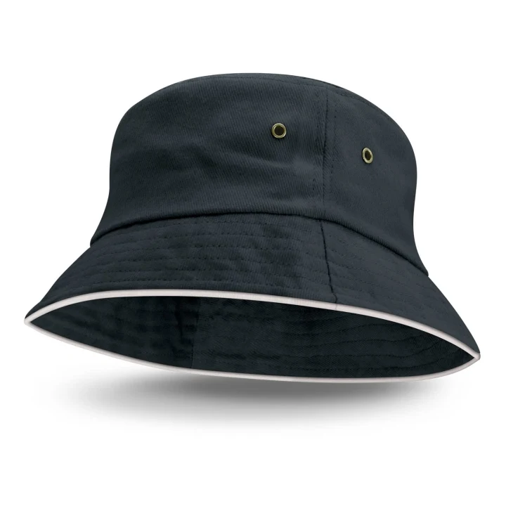 Bondi Bucket Hat - White Sandwich Trim - image 5