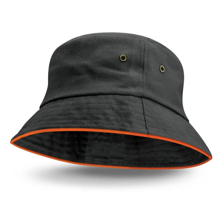 Bondi Bucket Hat - Coloured Sandwich Trim - image 4