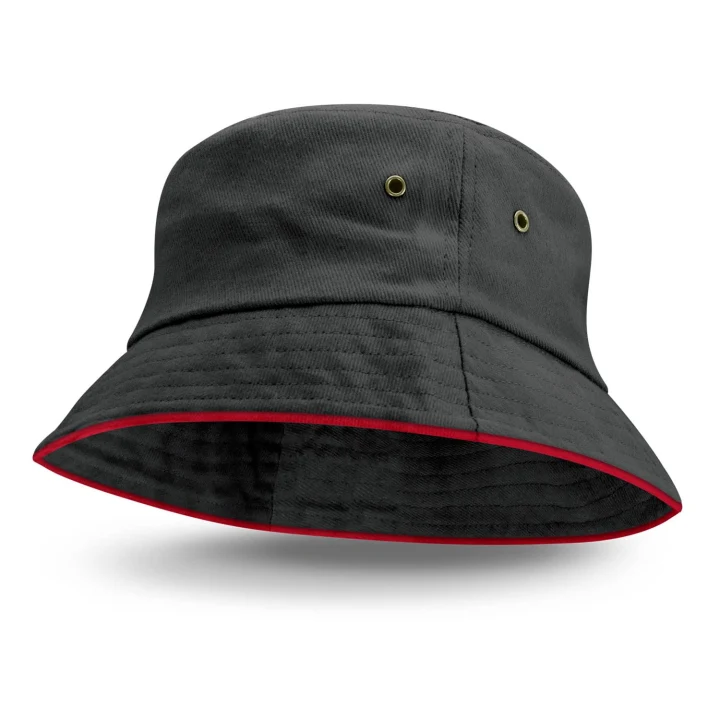 Bondi Bucket Hat - Coloured Sandwich Trim - image 5