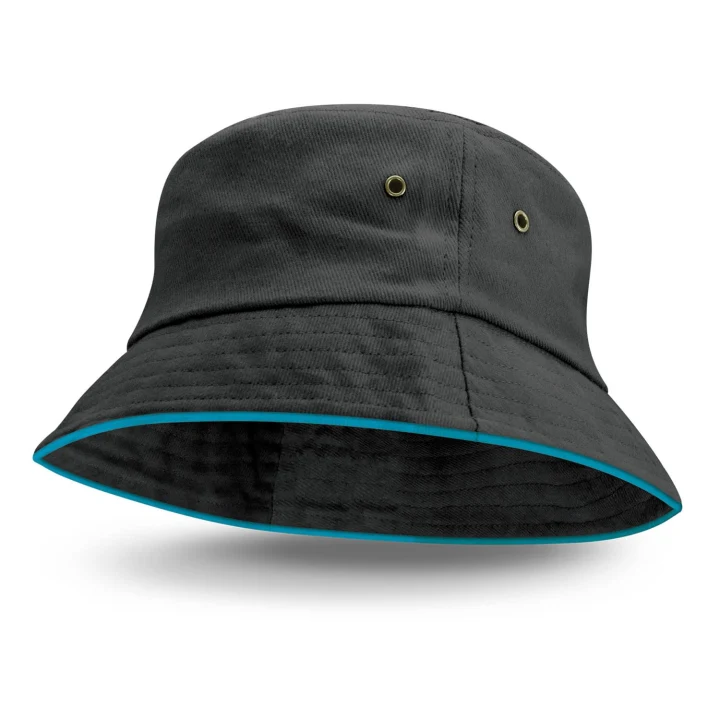 Bondi Bucket Hat - Coloured Sandwich Trim - image 7