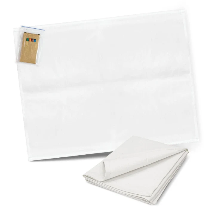 Cotton Colouring Tea Towel - image 2