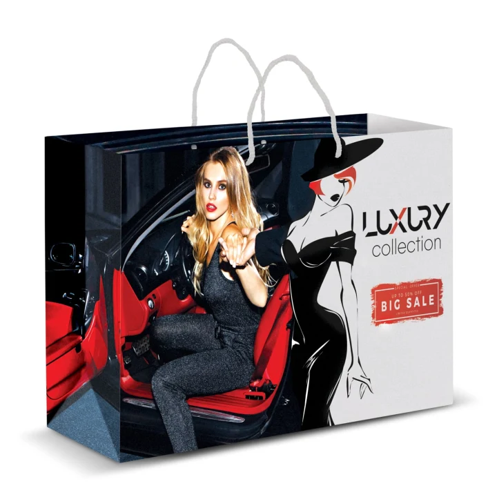 Extra Large Laminated Paper Carry Bag - Full Colour - image 1
