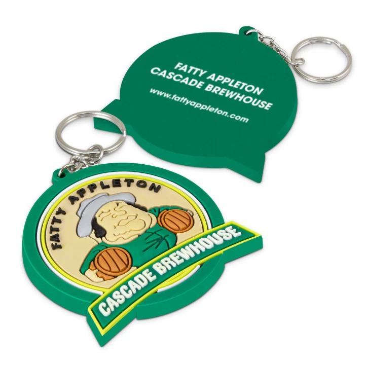 PVC Key Ring Large - One Side Moulded - image 1
